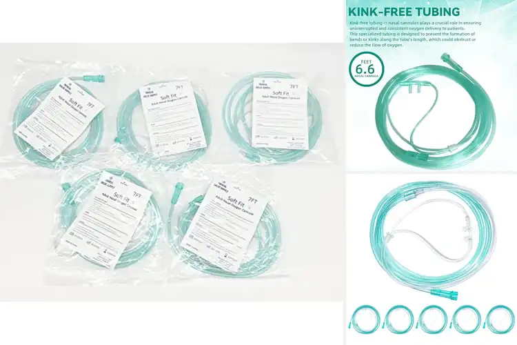 Detailed view of Best 5 Pack Oxygen Nasal Cannula