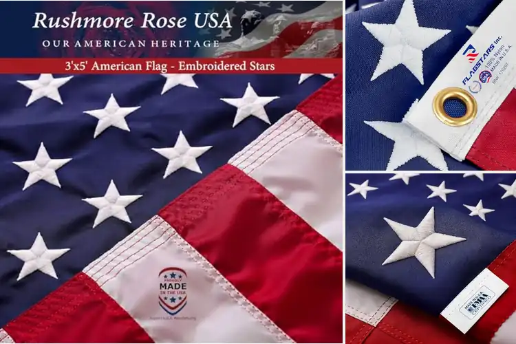 Detailed view of Best American Made Quality: Top 10 Durable Patriotic Flags