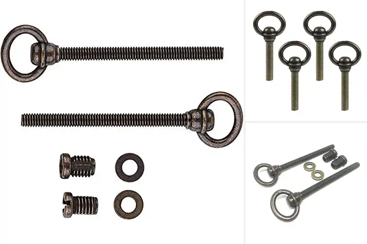 Detailed view of Best Antique Brass Swing Cheval Mirror Mounting Bolt