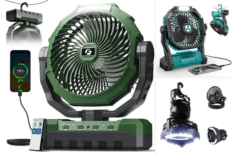 Detailed view of Best Camping Fans: Top 10 Picks for Cool Outdoor Adventures