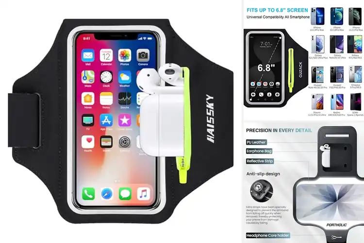 Detailed view of Best Cell Phone Armbands: Stay Connected During Workouts