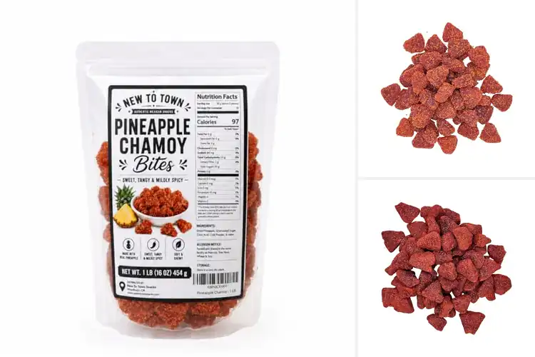 Detailed view of Best Chamoy Pineapple Bites