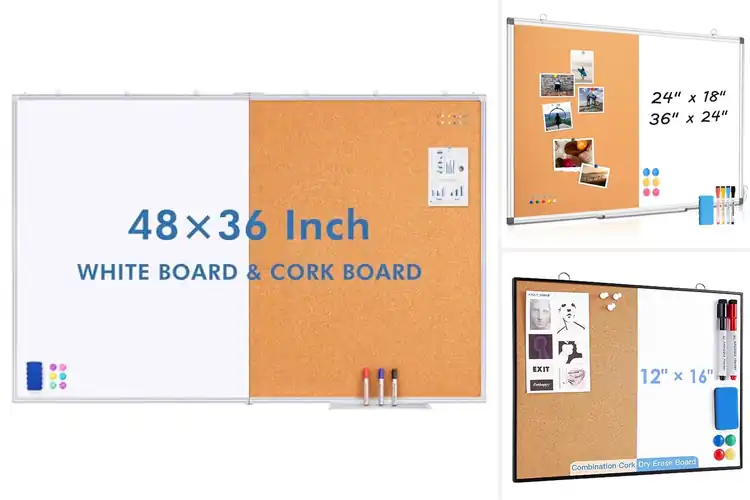 Detailed view of best combination whiteboards for offices