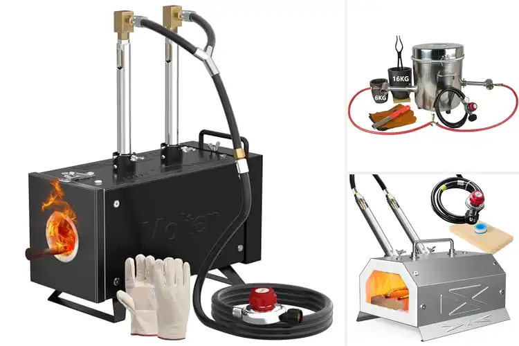 Detailed view of Best Dual Burner Propane Forges