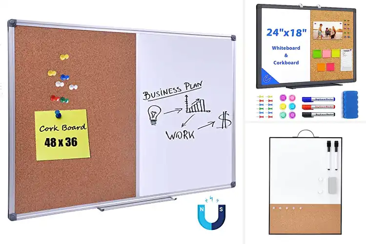 Detailed view of Best Dual Surface Whiteboard And Corkboard