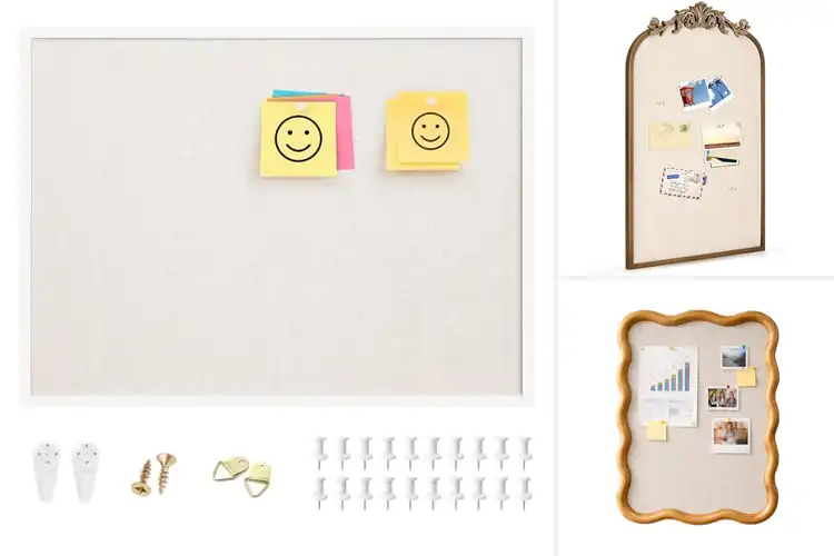 Detailed view of best framed memo boards for workspaces