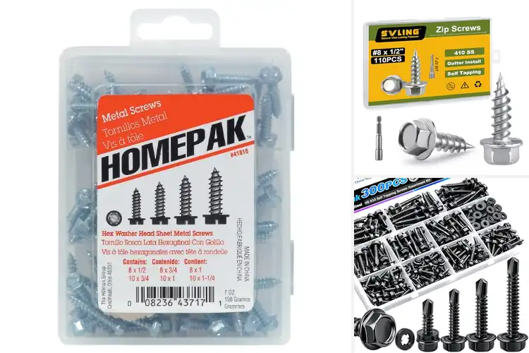 Detailed view of Best Hex Washer Head Screws