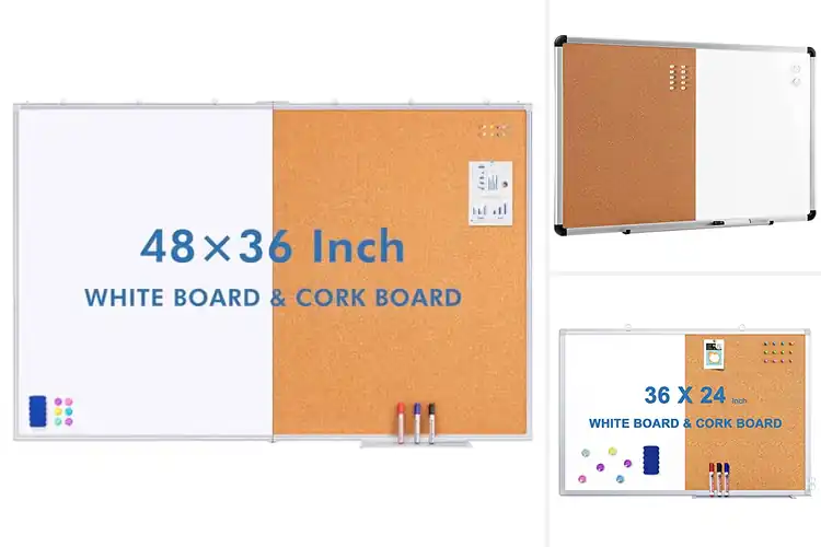 Detailed view of Best Large Cork Whiteboards