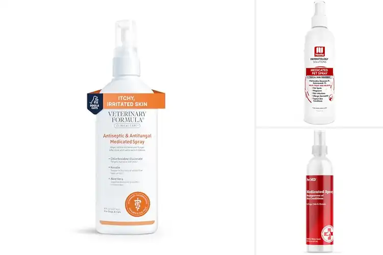 Detailed view of Best Medicated Pet Sprays for Fast Skin Relief