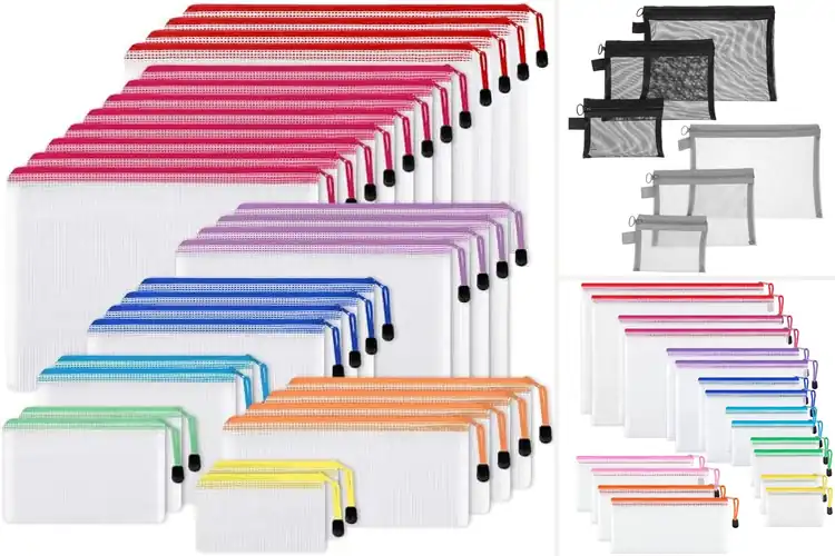 Detailed view of Best Mesh Zipper Pouches