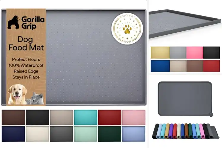 Detailed view of Best Pet Feeding Mats for Cleaner, Safer Floors
