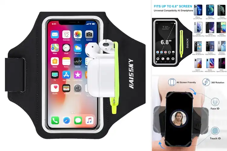 Detailed view of Best Running Armband Phone Holder
