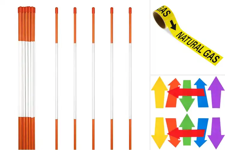 Detailed view of Best Safety Direction Markers