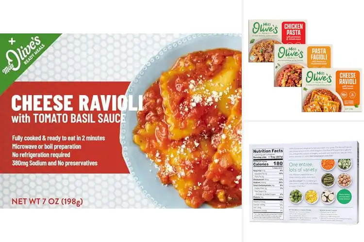 Detailed view of Best Shelf Stable Raviolis
