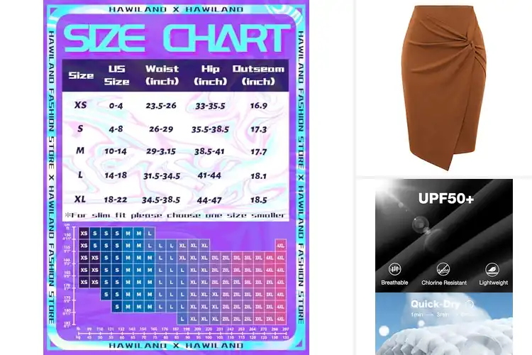 Detailed view of Best Tummy Control Skirts
