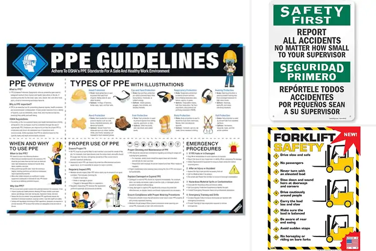 Detailed view of Best Warehouse Safety Signs