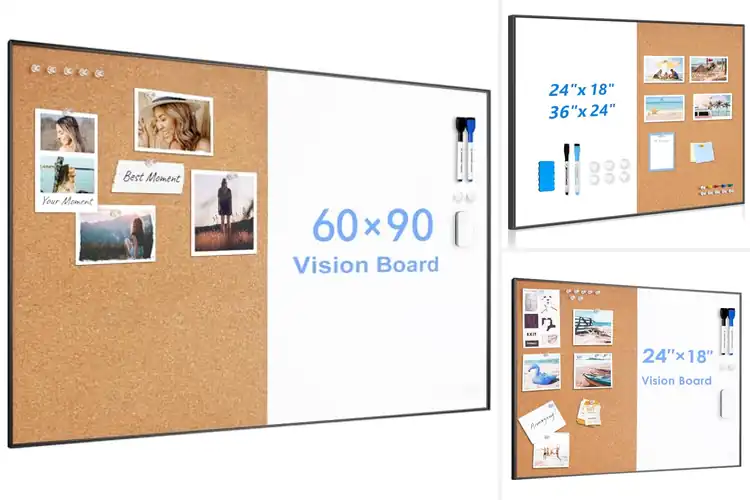 Detailed view of Best Whiteboard Corkboard Combos